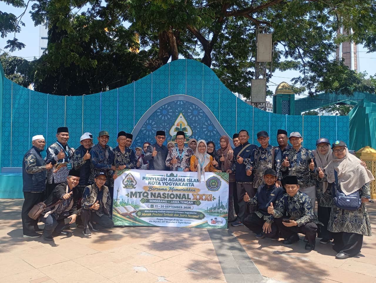 Hadir Langsung di Venue, Penyuluh Agama Kemenag Yogyakarta Semangati Kafilah DIY