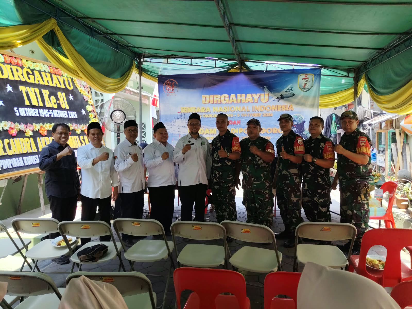 Penyuluh Agama KUA Mergangsan Hadiri Peringatan HUT TNI ke-81